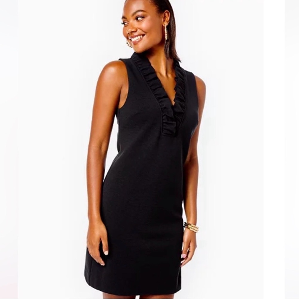 Lilly Pulitzer Tisbury Shift Onyx Black Large